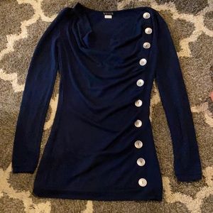 Venus Navy Tunic- NWOT